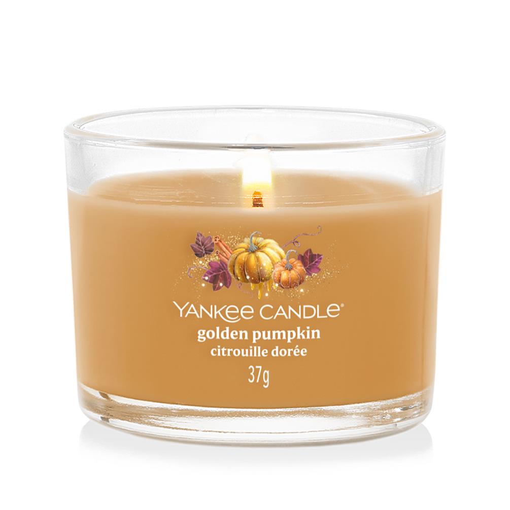 Yankee Candle Golden Pumpkin Filled Votive Candle Extra Image 2